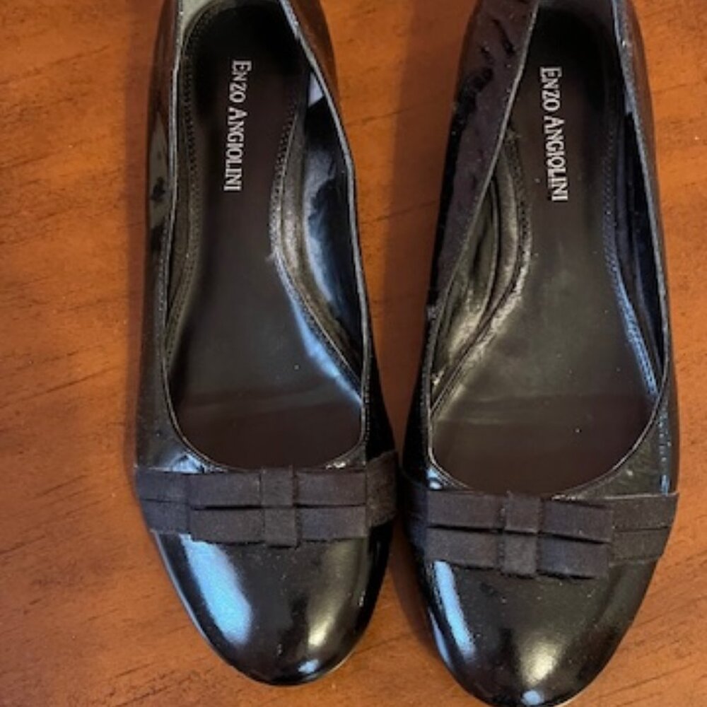 Enzo Angiolini 1990's Bowed Flats - Picture 2 of 10